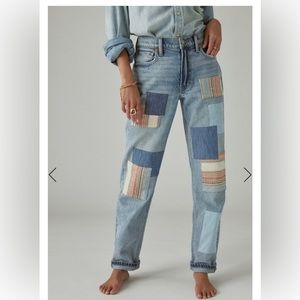 Lucky brand patchwork jeans